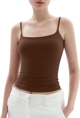 Adjustable Spaghetti Straps Tank Top