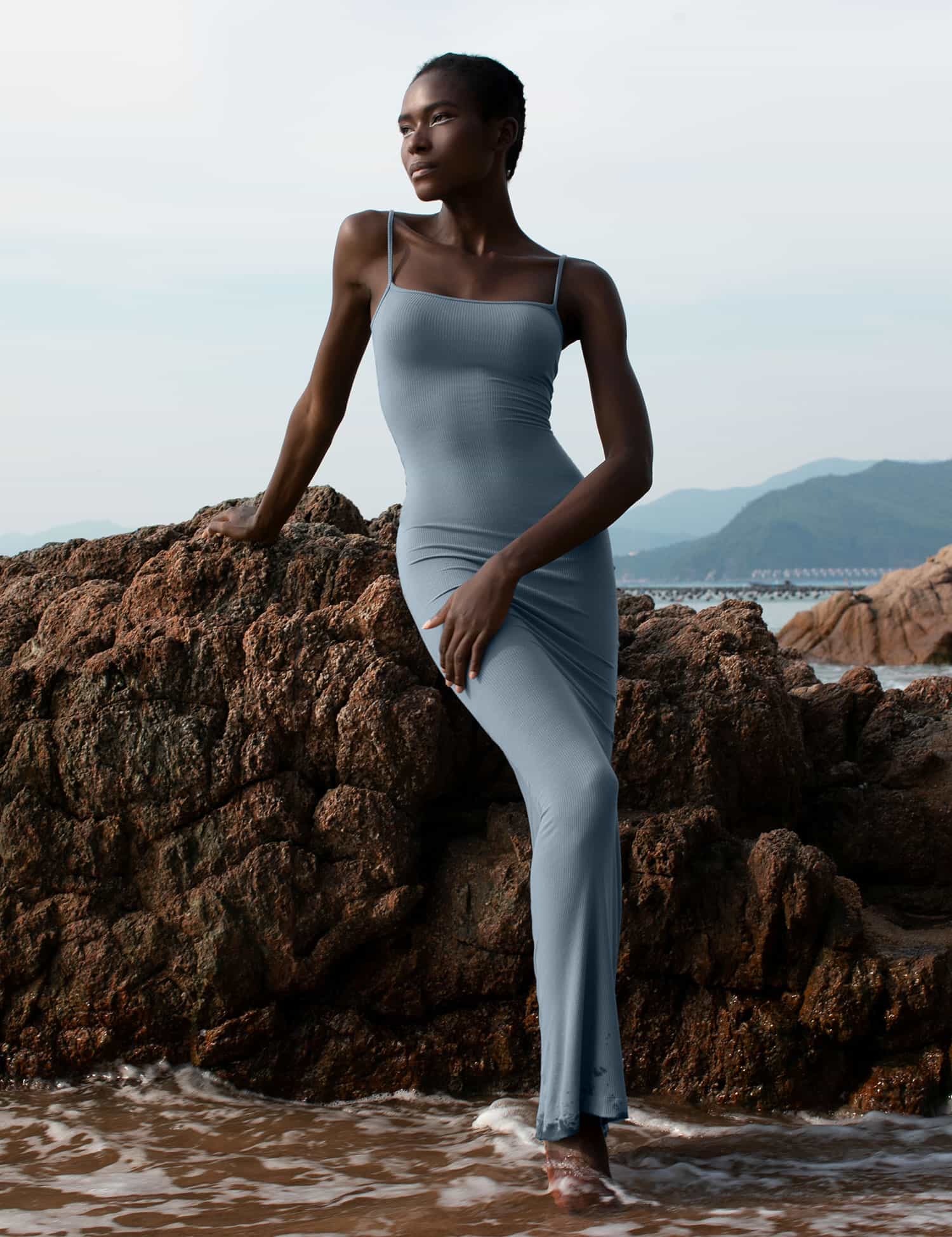 Shapewear Slip Dress Curved Neckline – SAME Official Brand