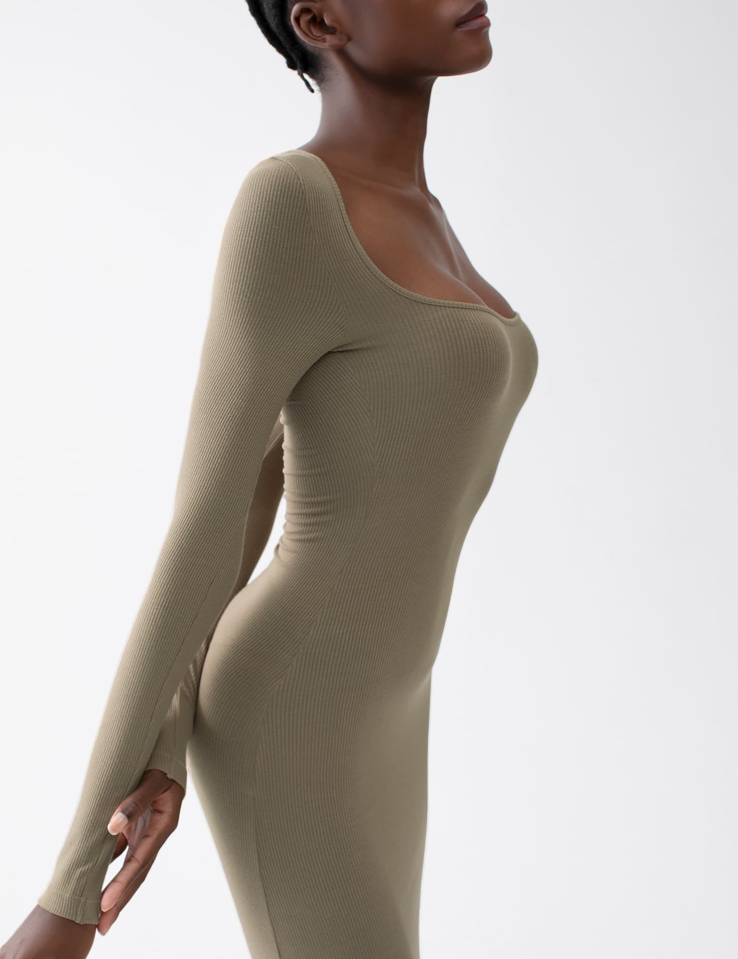 Cap Sleeve Square Neck Bodysuit – The Slip