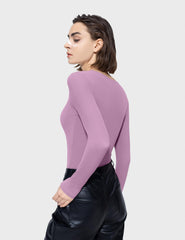 KNOT-FRONT-LONG-SLEEVE-PUMIEY-MAUVE