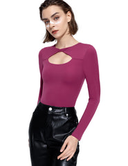 KNOT-FRONT-LONG-SLEEVE-PUMIEY-PLUM